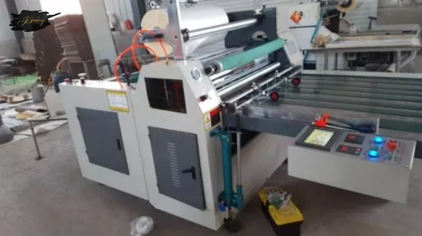 Semi Auto Color Carton Box Vertical Model Film Laminating Machine